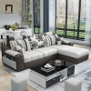 B1 Bộ ghế sofa góc L gật gù GT107 Slopy 2m4 x 1m6 thư giãn