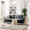 sofa văng dài 1m5 xám than