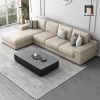 I1 Bộ ghế sofa góc L sang trọng GT159 Kansas 3m x 1m6 da giả