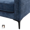 sofa đơn chân inox