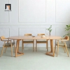 A3 Bộ bàn ăn hình oval bo cạnh 48-KH4-G32-B92Oval 4 ghế
