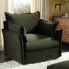sofa đơn xanh rêu