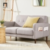 sofa băng dài 1m5 xám trắng