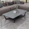 O2 Bàn sofa chung cư hiện đại BSF28 Mocshin mặt đá 2 tầng