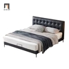 C4 Giường ngủ da Pu màu đen GN79 Kirk phòng ngủ chung cư
