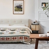Q3 Giường ngủ bọc nỉ mềm GN50 Hewez 1m6 x 2m phòng ngủ gia đình