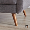 sofa chân gỗ cao su