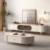 F3 Bàn sofa sang trọng oval BSF18 Modana 1m x 50 mặt đá hiện đại