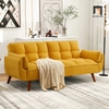 sofa giường màu vàng chanh