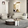 bộ ghế sofa màu trắng kem cho tiệm