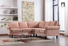 V3 Bộ ghế sofa góc L châu Âu GT68 Winston 2m4 x 2m4 cao cấp