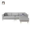 F2 Ghế sofa băng dài 2m4 giá rẻ BT27 Aldeen màu xám ghi vải nỉ