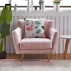 O2 Sofa đơn xinh xắn cho shop tiệm DT73 Calmon vải nhung nỉ