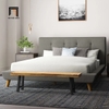 K1 Giường ngủ màu xám lông chuột GN120 Jovah 1m6 x 2m giá rẻ
