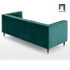 O3 Ghế sofa 1 băng dài xinh xắn BT81 Nova vải nhung shop tiệm