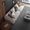 sofa vải xám trắng