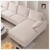 E3 Bộ ghế sofa chữ U giá rẻ UT30 Yushi 3m trắng kem vải nỉ