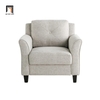 K2 Ghế sofa đơn phong cách Âu Mỹ DT114 Lourdez màu xám trắng