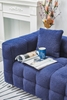 D4 Ghế sofa băng vải lông cừu xám đậm BHQ9 Toum 2m shop tiệm