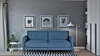 ghế sofa xanh dương