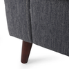 ghế sofa chân gỗ cao su