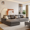 S4 Bộ ghế sofa góc L cao cấp GT201 Qingge 3m x 1m6 da Pu