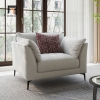 ghế sofa đơn vải nỉ xám trắng