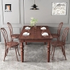 bộ bàn ăn 4 ghế gỗ ash