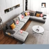 C3 Bộ ghế sofa góc L gia đình GT18 Linsy 3m25 x 1m6 cao cấp