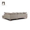 T2 Set ghế sofa góc L tân cổ điển GT58 Lazare 2m4 x 1m6 vải nỉ