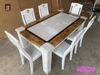 G2 Set bàn ghế ăn đá dày 1m6 GF15-BAD6-G307-B354 6 người