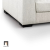 P2 Ghế sofa 1 băng dài hiện đại BT77 Chesee 2m2 vải nỉ xám trắng