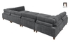 T3 Bộ ghế sofa chữ U gia đình sang trọng UT31 Duroy dài 3m4