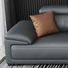 E2 Bộ ghế sofa băng gật gù BHQ27 Souris 2m6 da Pu màu đen
