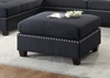 Y2 Ghế sofa góc sang trọng GT66 Hectus 2m4 x 1m8 vải nỉ đen