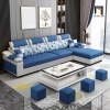 O3 Ghế sofa góc L gia đình hiện đại GT166 Beaver 3m x 1m6 bọc vải