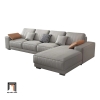 P2 Set ghế sofa góc L cao cấp GT177 Kenora 3m x 1m6 da giả Pu