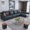 bộ ghế sofa góc da công nghiệp