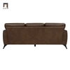 E3 Ghế sofa băng da công nghiệp BT169 Ahmara 2m màu nâu đậm