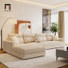 S4 Bộ ghế sofa góc L cao cấp GT201 Qingge 3m x 1m6 da Pu
