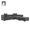 I1 Bộ ghế sofa góc gia đình 2m5 x 1m6 GT3 Kingee vải nỉ bố