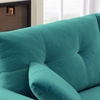 J2 Ghế sofa băng vải nỉ màu xanh ngọc BT142 Tufmo 1m8 giá rẻ