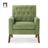 S4 Sofa đơn cho sảnh chờ khách sạn DT94 Asaria màu xanh lá
