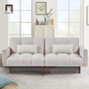 sofa giường trắng kem