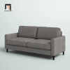R3 Ghế sofa văng giá rẻ dài 1m9 BT6 Timmin vải nỉ xám ghi
