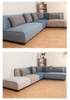 J4 Bộ ghế sofa góc L vải nỉ nhung GT198 Elmdon 2m2 x 2m2 giá rẻ