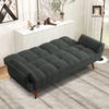 H1 Ghế sofa giường thông minh GB74 Kazal xanh lá vải nỉ dài 2m