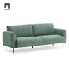 O2 Ghế sofa văng nỉ màu cam BT50 Fresnes 2m1 cho shop tiệm