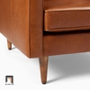 E1 Ghế sofa đơn văn phòng làm việc DT23 Drake da giả sang trọng