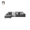 I1 Bộ ghế sofa góc L sang trọng GT159 Kansas 3m x 1m6 da giả
